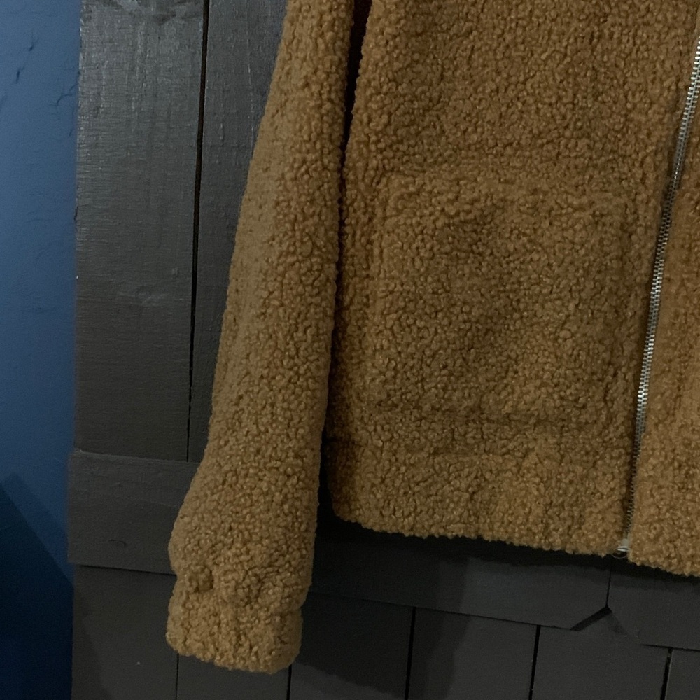 Forever 21 Brown Teddy Jacket - Picture 4 of 5
